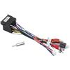 SGHFUVE Pannello Radio 16pin Per Fiat Per Doblo 500L Per Bravo 2008-2014 Cablaggio Adattatore Canbus Box Decoder Android Radio Cavo Alimentazione Mascherine Telaio Veicoli(Only Cable)