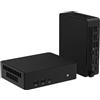 WEELIAO NUC 16 Pro Mini PC NUC16GDKU5, processore Intel Core Ultra 5 (325), Wi-Fi 7, Bluetooth 6.0, Dual 2.5G LAN, Thunderbolt 4, nero, 144 mm x 117 mm x 42 mm (64 GB RAM + 1 TB SSD)