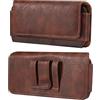 MXFDOKD Custodia Cintura Uomo per Cellulare Compatibile con Huawei Mate X5/XT/X3/X2/XS, Pelle Borsa da Cintura per Cellulare Marsupio Clip da Cintura Portafoglio Compatibile con Galaxy Z Fold 7/6/5/4/3/2