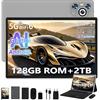 Dghrti 【Android Tablet 10 Pollici】 10 FHD IPS, 128GB ROM + Espandibile 2TB TF, Gemini AI, Octa-Core, 8000mAh, WiFi 5G, Widevine L1, 5MP+8MP, Tablet con Tastiera, Mouse e Custodia Protettiva Inclusi (Grigio)