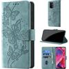 CaseGla Cover per Oppo A54 5G / A74 5G, Verde chiaro | Blocco RFID, Portafoglio Pelle PU, Flip Libro, Porta Carte, Magnetica Libretto, Antiurto Protezione Completa