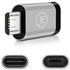 Wicked Chili - Adattatore da micro USB a USB C per lettore di schede, adattatore per OTG cellulare/tablet per trasferimento di foto, video e dati (senza funzione di carica)