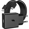 ASKUBSKU 60 W Caricatore e 1,8 Metri Cavo per Samsung Galaxy S26 Ultra 5G, Ricarica Rapida Tipo C Cavo e Mini Adattatore di Caricabatterie USB C 60 Watt PD3.0 per Galaxy S25+ S24+ Samsung A56 A36 Tab S10+