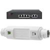 Generico Ripetitore Ethernet - Estensore dati di alimentazione, dispositivo amplificatore di segnale, accessorio Power over Ethernet, strumento per la portata Internet cablata | Connessione stabile Etherne