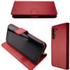 caseroxx Bookstyle-Case per Doro 8080/8062, rosso | Custodia a libro apribile con scomparti interni e protezione completa per l'uso quotidiano, in finta pelle
