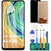 SRJTEK Schermo LCD TFT per Samsung Galaxy A53 5G di ricambio per Galaxy A53 5G Display LCD SM-A536B SM-A536U Digitizer Touch Screen Assembly Kit di riparazione (nero, senza figura)