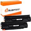 Bubprint 2 Toner compatibili con HP CE278A Nero