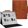 GOVTVA Custodia magnetica con supporto per tablet Onyx Boox Go 10.3 (2024), ultra sottile e leggera, in pelle con fibbia magnetica, funzione sleep/wake automatica, chiusura magnetica (marrone)