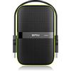 Silicon Power SP010TBPHDA60S3K Hard Disk Esterno Portatile da da 1 TB, Armor A60 Antiurto/2.5, USB 3.0, Resistente all'Acqua, Grado Militare MIL-STD-810G e IPX4, Nero