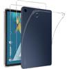 MEMELOKA Custodia per Samsung Galaxy Tab A9 Plus/Tab A9+ 11 Pollici + 2 Pezzi Vetro Temperato, Cover Protezione in TPU Morbido Ultra-Sottile con Airbag in Silicone Rinforzato