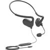 fesoklaf Auricolari aperti con microfono, con fili di tipo C, impermeabili, per corsa, ciclismo, allenamento