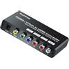 Generic RGBS - Convertitore scaler da componente a HDMI, Scyniney RGBS YPbPr a HDMI con funzione di ridimensionamento, compatibile con ingresso 240P per PS1/PS One/PS2/NGC/Wii/DVD/VHS/VCR