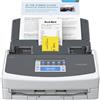 ScanSnap iX1600 Bianca - Scanner documenti per ufficio - ADF Scanner Fronte Retro Duplex - A4, Touchscreen, Wi-Fi, USB3.2