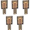 Akozon 5PCS Adesivi per il Potenziamento del Segnale del Telefono Cellulare Adesivi per il Potenziamento della Ricezione Dell'antenna del Segnale Ripetitore del Telefono Cellulare per la