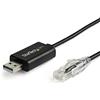 StarTech.com Cavo per Console CISCO USB, USB a RJ45 da 1,8 m Cavo Rollover, Compatibile Windows®, Mac e Linux®, M/M