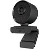 ICY BOX Webcam Full HD con autotracking AI, 1080p, Angolo di Visione Fino a 350°, WDR, Audio Stereo, 2 microfoni, Telecomando, connessione USB, Plug&Play, IB-CAM502-HD