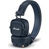 Marshall Major V - Cuffie wireless Bluetooth On-Ear, colore: Blu notte