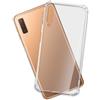 mtb more energy® Custodia Crystal Armor per Samsung Galaxy A7 2018 (SM-A750, 6.0'') - Hard PC Back & Soft Silikon Bumper - Angoli rinforzati - Trasparente - TPU PC Case Cover