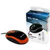 Blow Mouse Ottico USB MP-20 7 USB Cavo 1,1 m Illuminazione Colori (Arancione)