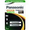 PANASONIC pile ricaricabili Evolta AAA, 2 pezzi