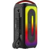 Majestic FLAME 66 PRO - Party speaker Bluetooth, Luci LED, ingressi USB/MICRO SD/AUX/MIC/GUITAR, Microfono, Telecomando, TWS, Batteria ricaricabile, Maniglia e tracolla per il trasporto