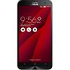 Asus ZenFone 2 Smartphone, Schermo da 5.5 Full HD, Processore Quad Core 2,3 GHz, RAM 4 GB, 32 GB, 4G/LTE, Rosso