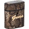 Guess GUACA2PUSNSMLBR Python Collection Cover protegge la docking station per cuffie wireless AirPods, marrone