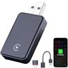 Aieloar Adattatore Wireless per CarPlay -Upgrade 2025, Adattatore USB/Type-C senza fili, Connessione Veloce e Stabile senza Ritardi, Compatibile con iOS 10+