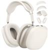 Ensfomte Custodia per cuffie Airpods Max, custodia in silicone per auricolari/copriauricolari/fascia accessori per Apple AirPods Max (2024/2020) (USB-C/fulmine) [4 in 1], pietra