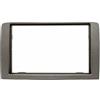 DISCORAMA MASCHERINA MONTAGGIO AUTORADIO 2DIN COMPATIBILE PER FIAT IDEA LANCIA MUSA 2003-2012 COLORE TRAVERTINO