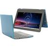 mCover Custodia rigida compatibile solo per laptop Lenovo Chromebook 300E Yoga Gen4 / 100E Gen 4 2023 ~ 2024 da 11,6 (non compatibile con altri modelli Lenovo) - Aqua