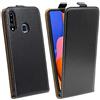 COFI 1453 Cofi1453® Flip Case Compatibile con Samsung Galaxy A20S (A207F), Custodia a Libro verticale, Nero