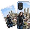 Sunrive Personalizzate Cover compatibile con Samsung Galaxy A52 (4G)/(5G) personalizzabile con Foto Testi Frase Logo Disegni e Grafiche Personalizzata, assorbimento degli urti morbido TPU trasparente