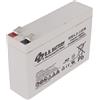 AccuCell Batteria adatta per Panasonic UP-RW1220P1, UP-VW1220P1, 12 V, 4 Ah, dimensioni: 140 x 39 x 94 mm