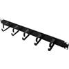 Logilink DIGITUS Listello GUIDACAVI 19 Colore Nero (1 Unita') con 5 Ganci