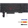 LIAN MO Compatibile con Lenovo ThinkPad T15 Gen1 Gen2 P15S Gen1 Gen2 Tastiera retroilluminata (Italia)