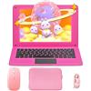 AKEDA 10.1'' Mini Laptop QWERTY, Notebook Compatto con N4000, 8GB RAM, 64GB/128GB Storage, Netbook Portatile per Bambini Studenti Apprendimento a Casa - Tastiera Inglese
