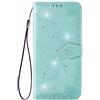 TUUNKMUY Cover per ZTE Blade A76 5G lucida diamante PU antiurto custodia a portafoglio in pelle protettiva morbida sottile silicone portafoglio cover magnete custodia per ZTE Blade A76 5G verde