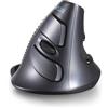 Sconosciuto Nuovo design Delux M618 Vertical Wired mouse - nero e grigio