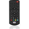 August RM100D - Telecomando di Ricambio per Televisore Portatile August DA100D - Pile Incluse
