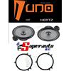 Superauto hi-fi Hertz LINEA UNO K165 K 165 KIT ALTOPARLANTI DUE VIE CASSE AUTO 165 mm + supporti casse Compatibile con AUDI A3 - A4 - A6 >'01 - TT Posteriore 165 cm