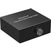 predolo 4 Porte bidirezionali Switcher Box Audio Splitter RCA Stereo Switch Selector Distributore, Interruttore a 4 canali