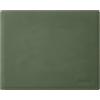 Eglooh - Mercurio - Mouse Pad in Cuoio Verde cm 25x20 - Tappetino Mouse per Scrivania e Ufficio con Cuciture Artigianali e Fondo Antiscivolo - Made in Italy