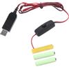 MHADBKH 3A Eliminatori di Batteria Adattatore di Alimentazione 4.5V Sostituire 3A Batterie Adattatore di Rete Per Natale Luce LED Albero di Natale Luce