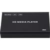 SONK Media Player, Lettore multimediale Digitale Ultra HDMI 4K con Supporto per Telecomando Uscita VGA/Uscita Audio Ottica e Display TV 4K 60FPS, Lettore multimediale USB per unità USB(EU)