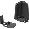 Hesupy Staffa di montaggio a parete per Sonos One SL, supporto di montaggio per altoparlante in lega di alluminio Base in metallo Supporto salvaspazio per display audio Supporto per Sonos One SL