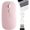 Teksome Mouse Wireless per Computer Portatile, 2,4 , Silenzioso, per PC Desktop, Mouse Ricaricabile con Ricevitore, 1600 DPI per Notebook, Laptop, Computer Desktop