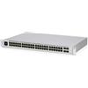 Ubiquiti USW-48-POE Switch Gigabit Ethernet, 48 porte, 32 porte PoE+, 4 SFP, LCM touch da 1,3 pollici, gestito tramite controller UniFi, alimentatore da 210 W
