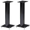 Norstone Stylum 1 Stand per Diffusori, 50 cm, Nero Satinato