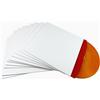 We'lite MC DAISON compatibile con We'lite Copertina Busta Esterna Intera Professionale in cartoncino Bianco per Dischi LP 33 Giri 12 Maxi Single (vinili diam. 30 cm)